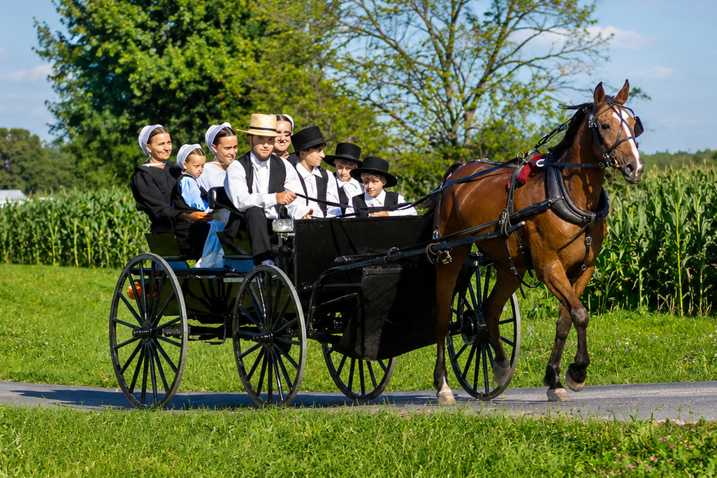 Cabalgar contra las pantallas: ¿cómo lograron los amish imponer límites a la tecnología?